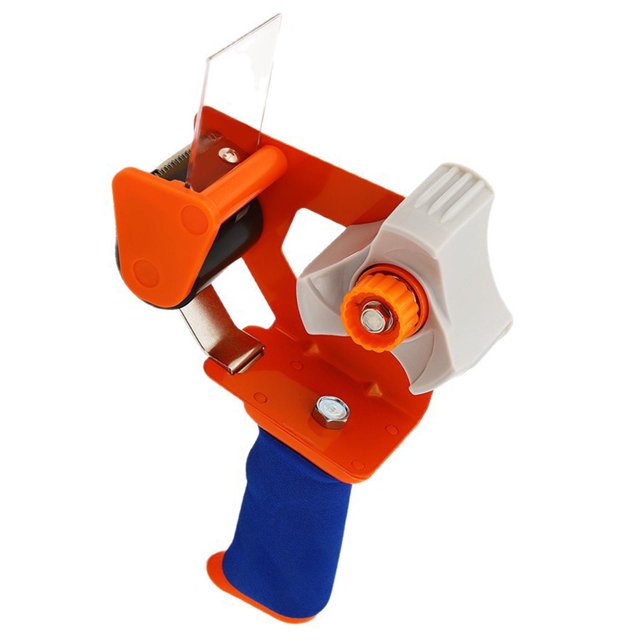Dispensador manual de adhesiva, máquina selladora de cajas con agarre cómodo, dispensador portátil de alta resistencia para almacén, taller,