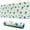 Green Cow Heart, variant on Long Mouse Pads for Desk,White Cow Strawberry Heart Pattern Desk Mats on Top Of Desks, Desk Mouse Pad Extra Large with 3mm Non-Slip Base and Stitched Edge for Gaming,Office,Work,Home 31.5"x11.8"
