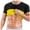 Black, variant on MuZeFu Shapewear for Women Tummy Control Men's Sports Sweat Shapewear Tummy Fitness Body Shaper Short Sleeve Vest