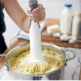 thumbnail image 3 of Electric Potato Masher, Hand Blender Vegetable Chopper 3-in-1 Set Multiple Puree And Blender Immersion Blending Tool For Perfect Mixing And Pureeing, 3 of 5