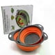 thumbnail image 2 of Silicone Foldable Kitchen Colander for Washing Fruits, Vegetables, and Draining Tableware, 2 of 5