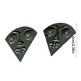 thumbnail image 2 of Unique Triangle Face Designs Earrings for Women with Big Eyes and Lips Portable for Parties Supplies and Exhibitions, 2 of 4