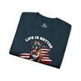 thumbnail image 3 of Life is Better with Boxer - Funny Dog Lover Unisex Ultra Cotton Tee, 3 of 4