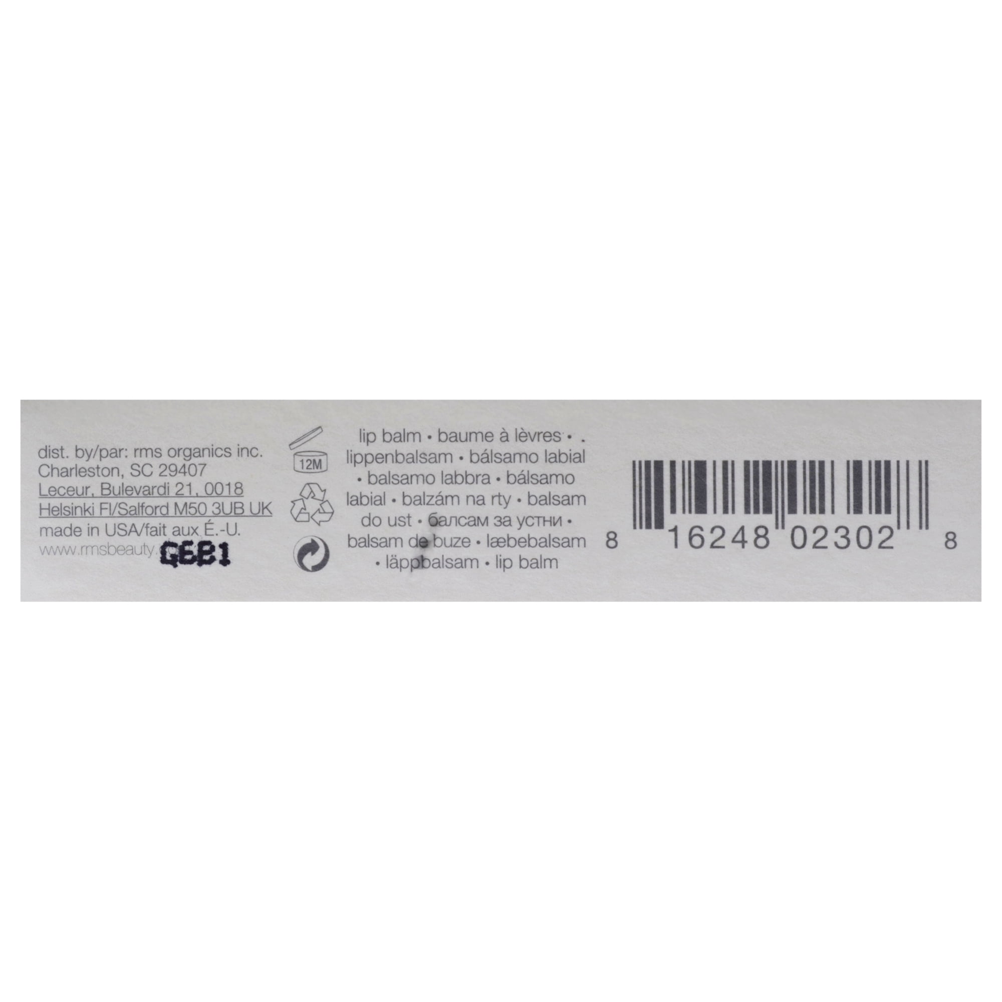 RMS Beauty Tinted Daily Lip Balm - Destiny Lane , 0.10 oz Lip Balm