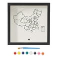thumbnail image 4 of GROWTH TANK Shadow Box Frame Display Case for Wedding Movie Sporting Events Concert Stub black 15x15cm, 4 of 9