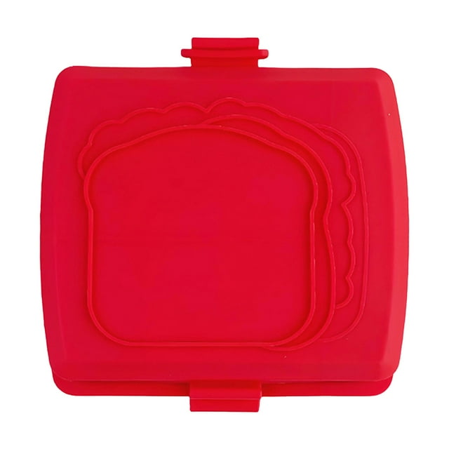 Microwave Toastie Sandwich Maker with Adjustable Silicone Straps Wireless Toastie Maker Nonstick Plate Technology Sandwich Toaster for Cooking Delicious Sandwiches