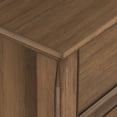 thumbnail image 5 of Amherst 24 inch Wide Solid Wood Transitional Bedside Table in Rustic Natural Aged Brown, 5 of 14