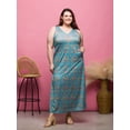 thumbnail image 2 of Plus Size Abstract Sleeveless Pocket Maxi Dress, 2 of 3