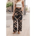 thumbnail image 2 of JWD Women's Wide Leg Pants with Pockets High Waist Adjustable Knot Loose Casual Trousers Business Work Casual Pants, 2 of 10