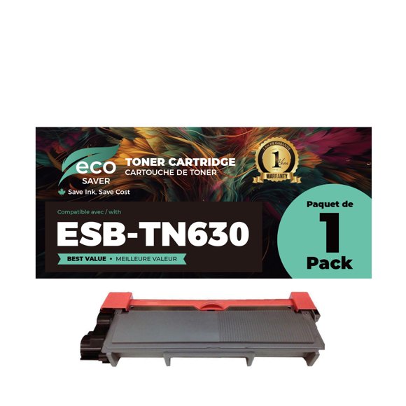 Compatible TN-630 Black Toner Cartridge for Brother HL-L2320D HL-L2360DW DCP-L2520DW DCP-L2540DW HL-L2380DW L2700DW L2720DW L2740DW