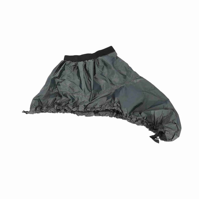 Jupe de Kayak en Nylon Réglable Housse Imperméable Accessoire de Sports Nautiques Noir Gris pour Kayak
