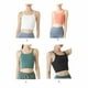 thumbnail image 3 of Qarigey Camiseta sin mangas, transpirable, suave, inalámbrica, cómoda, carpeta de pecho, carpetas de pecho, ejercicio físico, deportes, baile, viaje Prendas para la parte del cuerpo Verde, 3 of 6