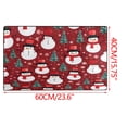 thumbnail image 3 of Qocolhg Christmas Decorations Outdoor Indoor, Christmas Decorative Rug Living Room Large Dirty Scuff Foot Mat Bedroom Bedside Rugs, on Sale Clearance!, 3 of 3