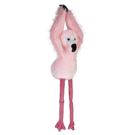 Wild Republic Hanging Eco Flamingo,Stuffed Animal,21 inch,Plush Toy,Fill is Spun Recycled Water Bottles