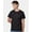 Black, variant on Hanes 5250 Authentic Classic 100% Cotton Short Sleeve T-Shirt-Black-S-3 Pack
