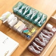 thumbnail image 4 of Caja de Almacenamiento de Cable Administración de Cables Transparentes con Compartimientos Caja de Claves de Joyería Ordenada Multifunción para Cables Verde Macarena Estuche de almacenamiento de cables, 4 of 6
