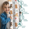 thumbnail image 3 of Blackout Kids Curtains,Dog Love Rainbow Childrens Insulated Curtains Set Of 2,Bedroom Essentials,Toddler Room Decor 52x63in(132x160cm), 3 of 4