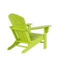 thumbnail image 4 of Westin Outdoor with Side Table HDPE Plastic Adirondack Chair - Lime Green (Set of 2), 4 of 5