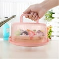 thumbnail image 6 of Gnmfd Portable Transparent Cake Storage Box With Cover Anti Odor Fresh Keeping Container For Cupcakes Snacks Home Kitchen Party Use, 6 of 8