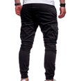 thumbnail image 5 of Pantalones de chándal con múltiples bolsillos para hombre, ropa de calle informal de gran tamaño, color sólido, 2021, 5 of 5