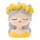 thumbnail image 4 of Maceta con forma de niña con frutas en la cabeza, ideal para el hogar y la oficina. Estilo A, 4 of 9