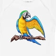 thumbnail image 4 of Inktastic Blue and Gold Macaw Parrot Boys or Girls Baby Bodysuit, 4 of 5