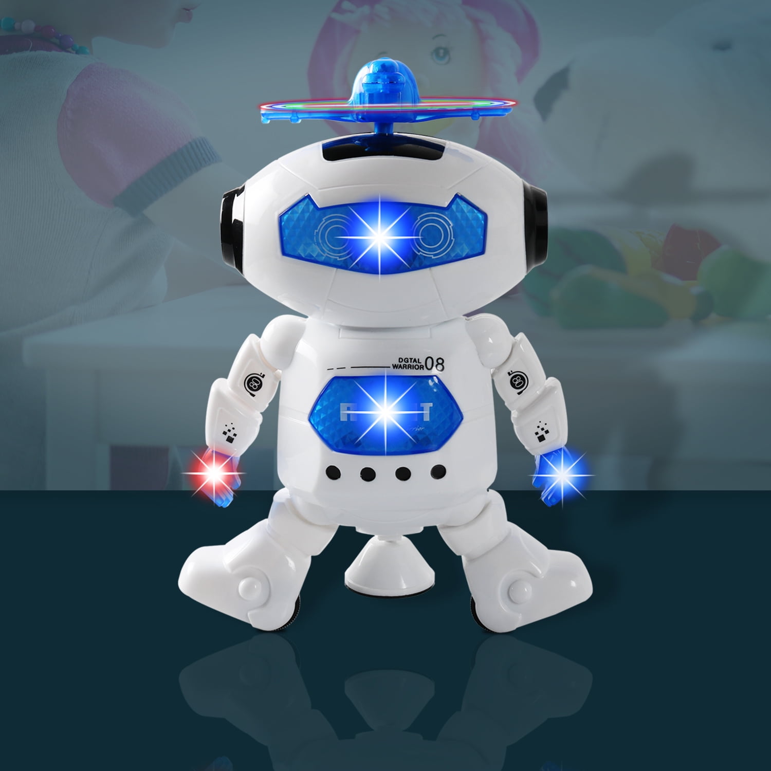 Gift for Kids Toysery Walking and Dancing Robot Toy for Kids Battery Operated 