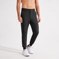 thumbnail image 2 of MASKERT Men's Casual Pants Joggers – Lightweight,3 Pockets,Slim Fit,Soft & Stretchy Tapered Business Dress Trousers, 2 of 7