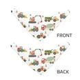 thumbnail image 6 of Kll Excavator Dog Bandanas,Triangle Reversible Pet Scarf For Small Medium Large And Extra Large Dogs-Medium, 6 of 7