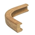 thumbnail image 2 of Whitecap 60823 Teak Bulkhead Molding - Outside Corner, 1/2" Track, 2 of 3