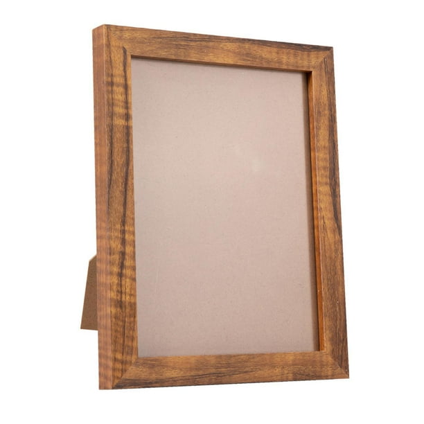 Marco de rompecabezas de madera Marco de póster Marco de fotos minimalista decorativo Marco de fotos oscuro
