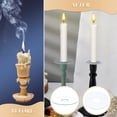 thumbnail image 2 of Vesici 15 Piezas Protectores Transparentes de Goteo para Velas de Vidrio 6,9 cm, 2 of 7