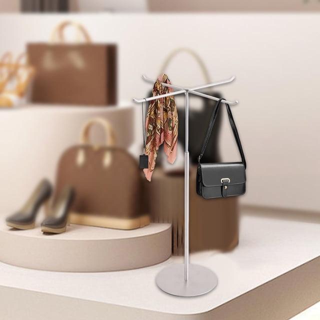 Soporte giratorio para collares, llaveros, pulseras, expositor multiusos para colgantes, altura ajustable para el hogar, mostrador y venta minorista. alto