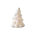thumbnail image 2 of White Ceramic Christmas Village Set with LED Lights - Miniature Holiday Home Decor for Tabletop or Mantel, 2 of 6
