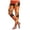 Yellow, variant on COMVALUE Women's Halloween Pumpkin Skulls Printed Ankle Elastic Tights Legging Halloween White Size M