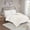 Off White, variant on Bed In A Bag, Waffle Knit Chenille Comforter Set Full/Queen, Brown Cotton Bedding Set,Polyester Bed Sheet Set, Household Supplies & Décor Bedding Bedding Sets