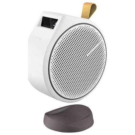 BenQ - GV30 Smart Portable Ceiling Projector, Extra Bass Bluetooth Speaker, Android TV - White