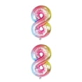 thumbnail image 1 of Advancent Globos digitales Hermosa de cumpleaños Fácil de inflar Suministros para fiestas Decoraciones de boda Adorno maravilloso gradiente rampa8 rampa de gradiente8 2piezas Advancent CBP342091, 1 of 5