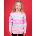 thumbnail image 2 of Barbie Girls Pink Christmas Jumper, 2 of 7