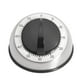 thumbnail image 4 of Alarma de temporizador mecánico de cocina | Cuenta regresiva de 60 minutos | Acero inoxidable | Cuerda | Temporizador analógico | Timbre fuerte | Mecanismo de relojería manual | Configuración de, 4 of 5
