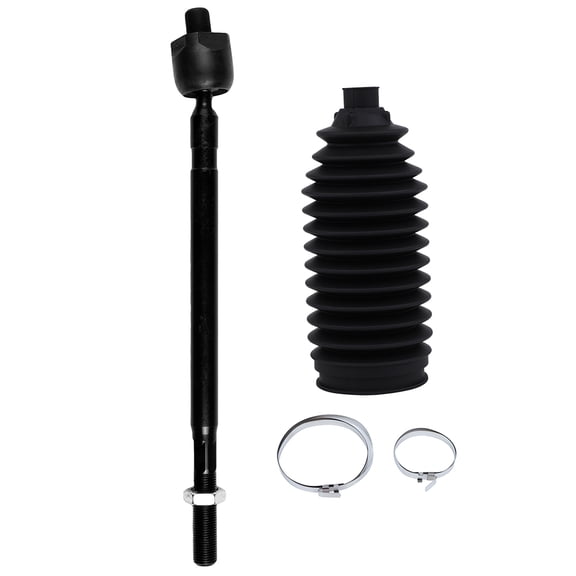 AUTOMUTO 2pc Suspension Kit Replacement Parts - Front Inner Tie Rod End Rack and Pinion Boots w/Bellows For Nissan Quest 2004 2005 2006 2007 2008 2009