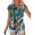 thumbnail image 2 of Camisa hawaiana SAMPEEL para mujer Summer Tropical 2025 M, 2 of 4