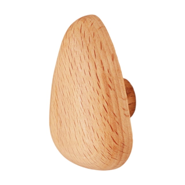 Perchero de madera para pared, perchero de madera para armario, perchero para entrada, dormitorio Oval