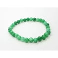 thumbnail image 4 of K-KED Green Jade Bracelet Round Bead Gemstone Healing Stone Yoga Chakra Reiki 6mm, 4 of 8