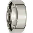 thumbnail image 4 of Titanium Polished 8mm Beveled Edge Band (Size 14.5) Made In China tb157-14.5, 4 of 5