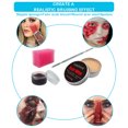thumbnail image 4 of 20 PCs Face Paint Kit Body Paint With 12 Colors Vibrant Face Paints Stencils Paint Brushes Sponge Color Scar Wax Double-ended Makeup Spatula Fake-Scab-Blood-Wax Makeup Palette for Sensitive Skin Boys, 4 of 8