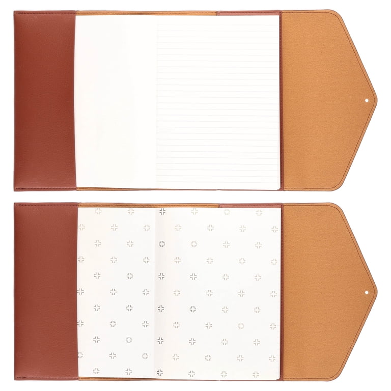Pen+Gear Simulated Leather Journal, Cognac Brown, 192 Pages photo 3