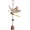 Green Bell, variant on Glow in the Dark Dragonfly Wind Chimes for Outside, Luminous 3D Wind Chime Sunlight Activated, Acrylic Hanging Dragonfly Garden Decor for Patio Yard Lawn Gift (Pink Pipe)