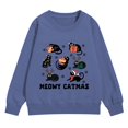 thumbnail image 5 of CPNG Girls and Boys Christmas Sweatshirt Cute Printed Crewneck Long Sleeve Pullover Sweatshirts Casual Daily Pullover Top, 5 of 5