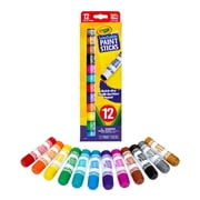 Crayola Quick Dry Paint Sticks, 12 Ct, Washable Paint Set for Kids, Back to School Supplies for Teachers, Arts and Crafts Supplies, Classroom Must Haves, Gift, Ages 3+